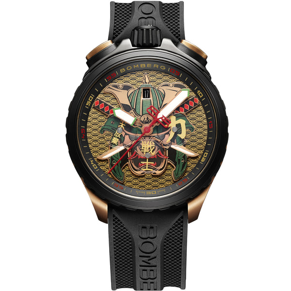サムライ世界限定250本 定価40万円 ボンバーグ サムライ 自動巻き 時計 