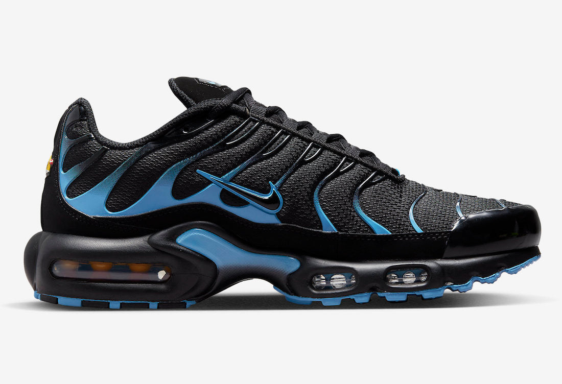 Nike Air Max Plus Negro Azul Universitario DM0032-005 Fecha de lanzamiento Medial