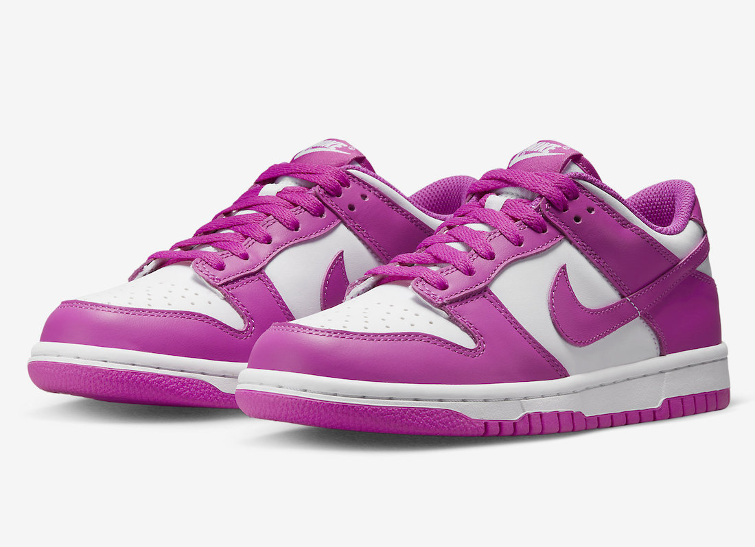 Fecha de lanzamiento de las Nike Dunk Low GS Active Fuchsia FJ0704-100