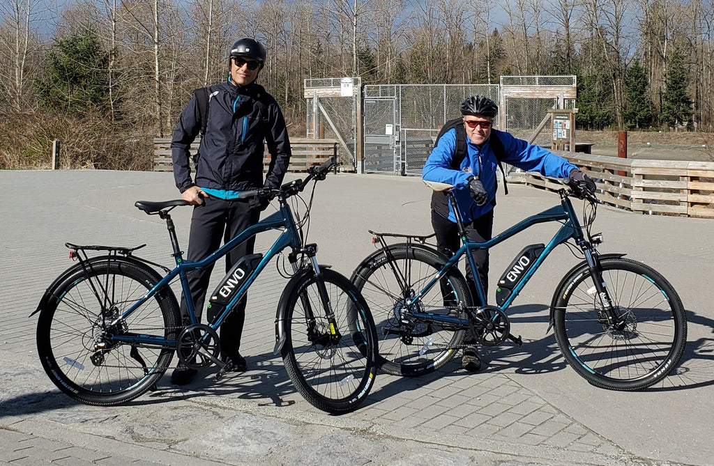 Ali and Paul with ENVO D35 ebike
