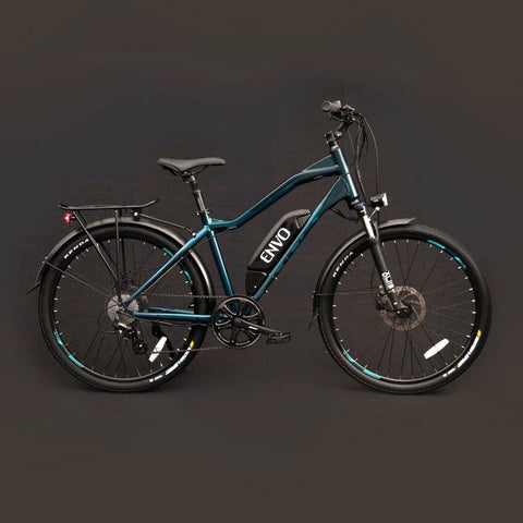 Vélo électrique ENVO d35 couleur bleu sarcelle