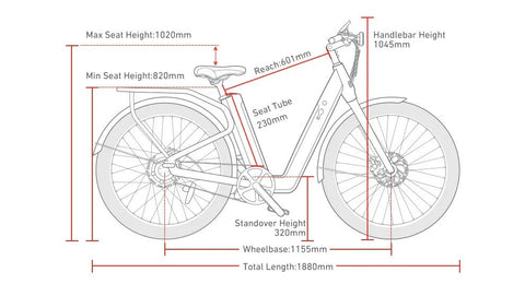 Ergonomie du vélo électrique NIU BQi-C3 Pro