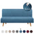 (💗 Hot Sale-35% OFF) Armless Solid Light Color Sofa Slipcover Dust Blue