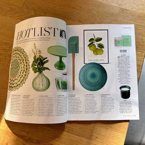 Loriest spring scented candle Notes of March in Delicious magazine UK