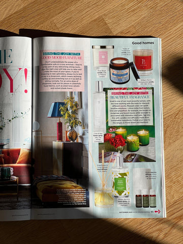 Loriest autumn scented candle Notes of September in Good Housekeeping UK