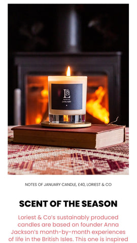 Loriest winter scented candle Notes of January in Red Magazine UK