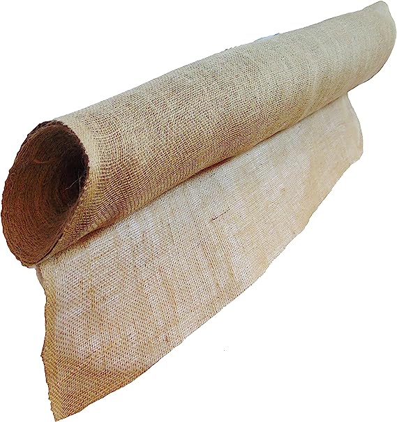 AAYU Brand Premium Burlap Jute Ribbon 4 x 30ft | Burlap Roll 4 inch 10  Yards Eco-Friendly, Natural Ribbon Rolls (Natural, 4 Inch 10 Yards)