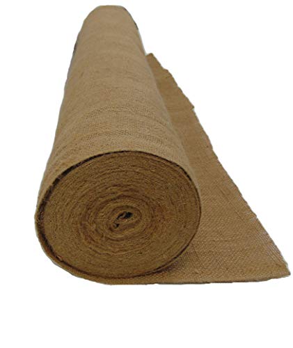 AAYU 8 inch Wide by 57-60 ft Long Burlap Tree wrap (Raw Edge)