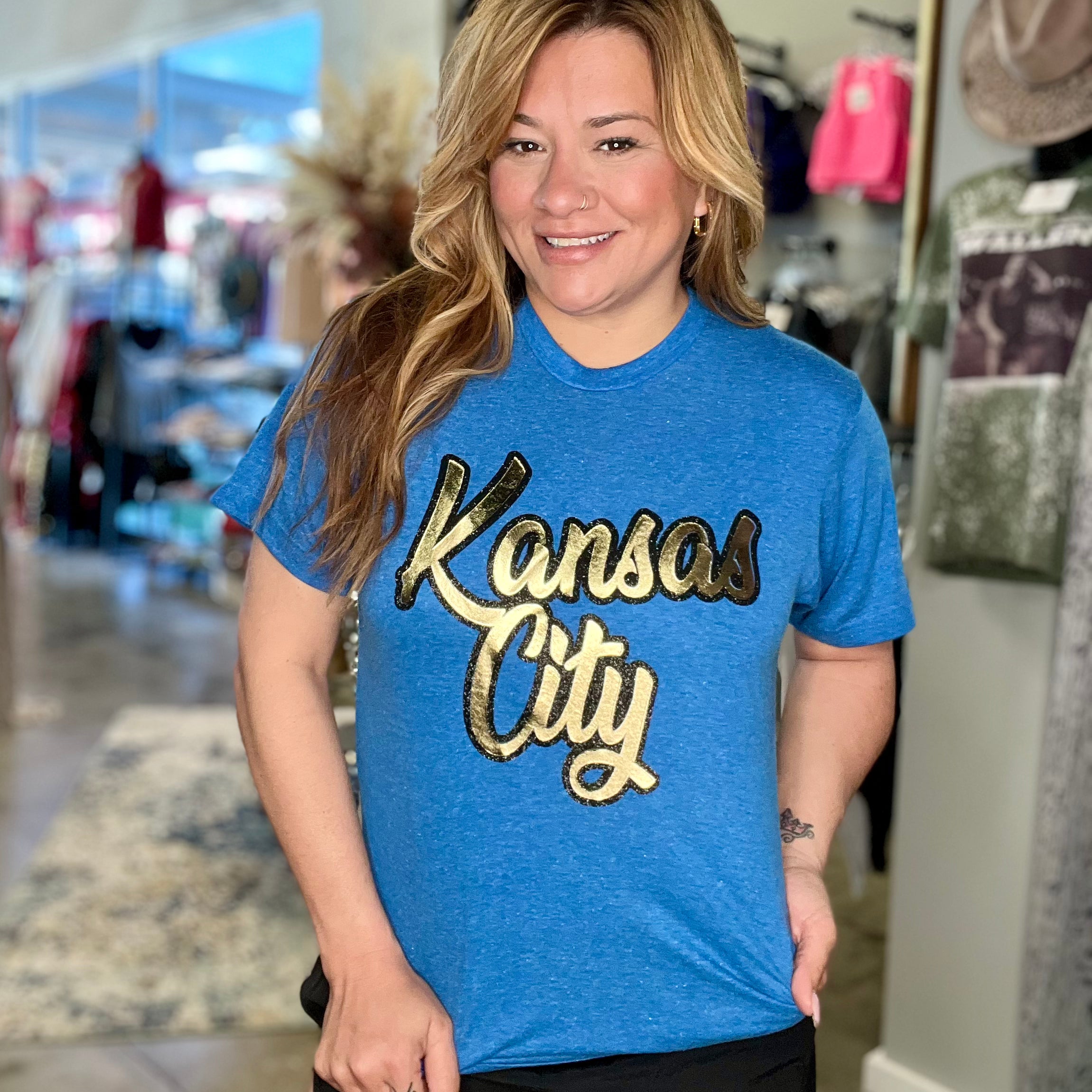 Royal Blue Kc Tee