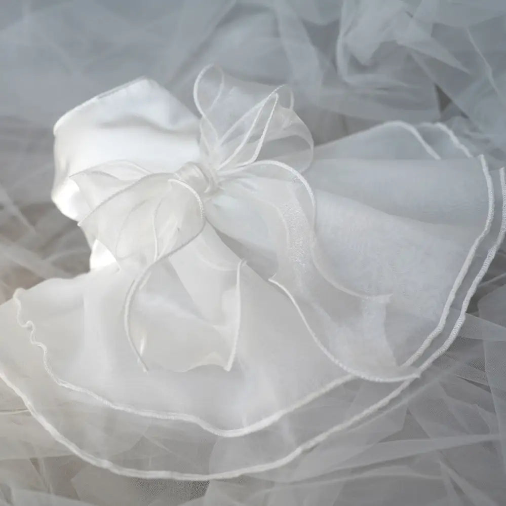 Bowknot Tulle Wedding Dress Wedding Dress BRUBONCHI    