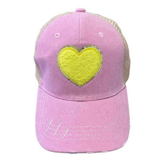 Xoxo Baseball Hat Light Pink