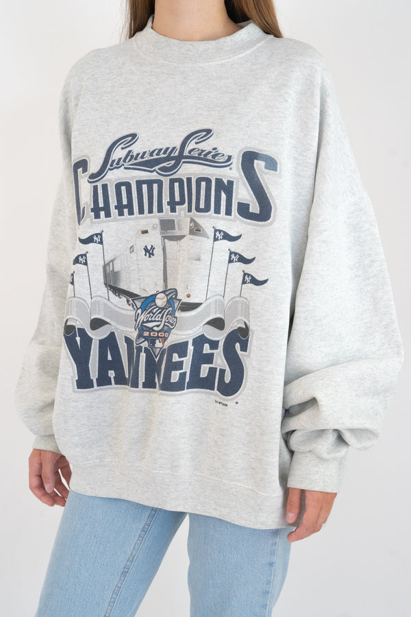 1996 Yankees Grey Sweatshirt – Vintage Fabrik