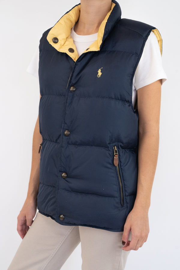 Branded Puffer Vest Navy Ralph Lauren - Babyshop