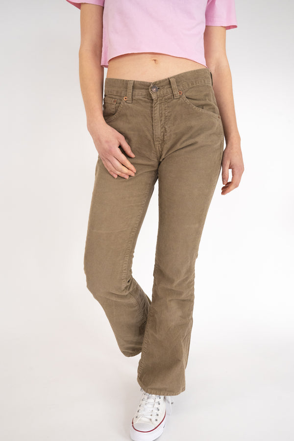 YK8fass Corduroy Straight Leg Pants xj-0153, Brown, 4 : :  Clothing, Shoes & Accessories