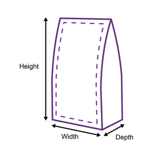 Standard Duty Mailing Bags Dimensions