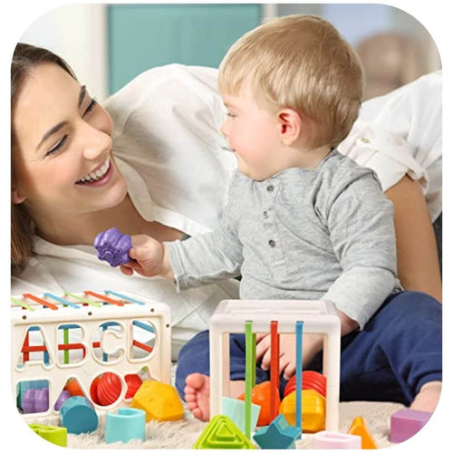 Brinquedo Infantil Criancas +3 Anos Educativo Pedagogico Combine e Encaixe  Argolas Carimbras 4775 - Impherial Shop