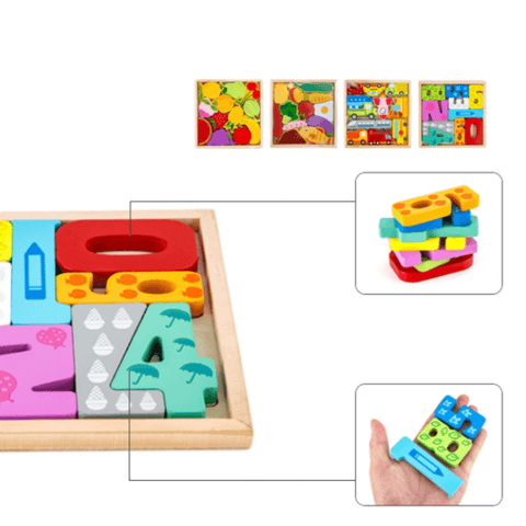 Crianças Brinquedos 3D Puzzle  Crianças Quebra-Cabeças Combinando