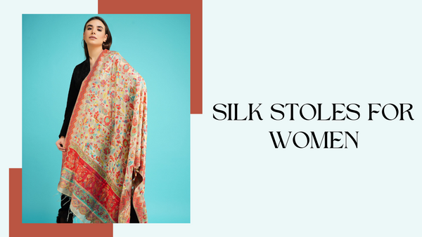 silk stoles for women