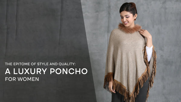 Luxury Poncho for Women