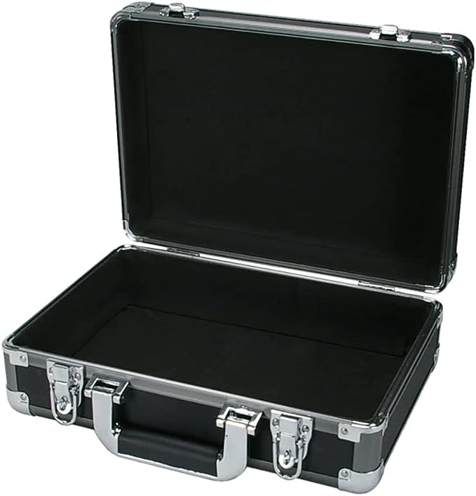 Maplin Aluminium 120 x 340 x 240mm Flight Case - Black