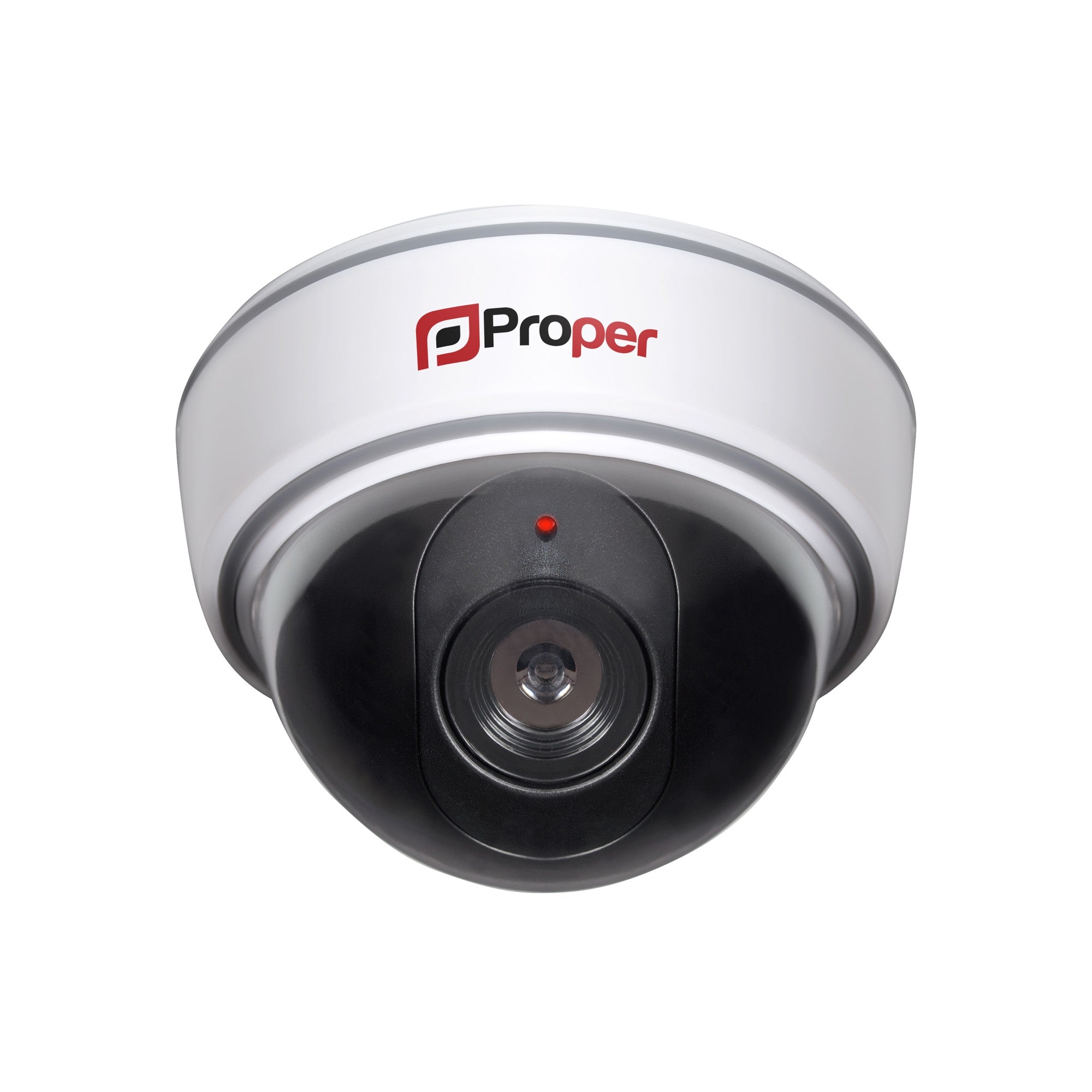 ProperAV Speed Dome Imitation Dummy Security Camera - Black & White