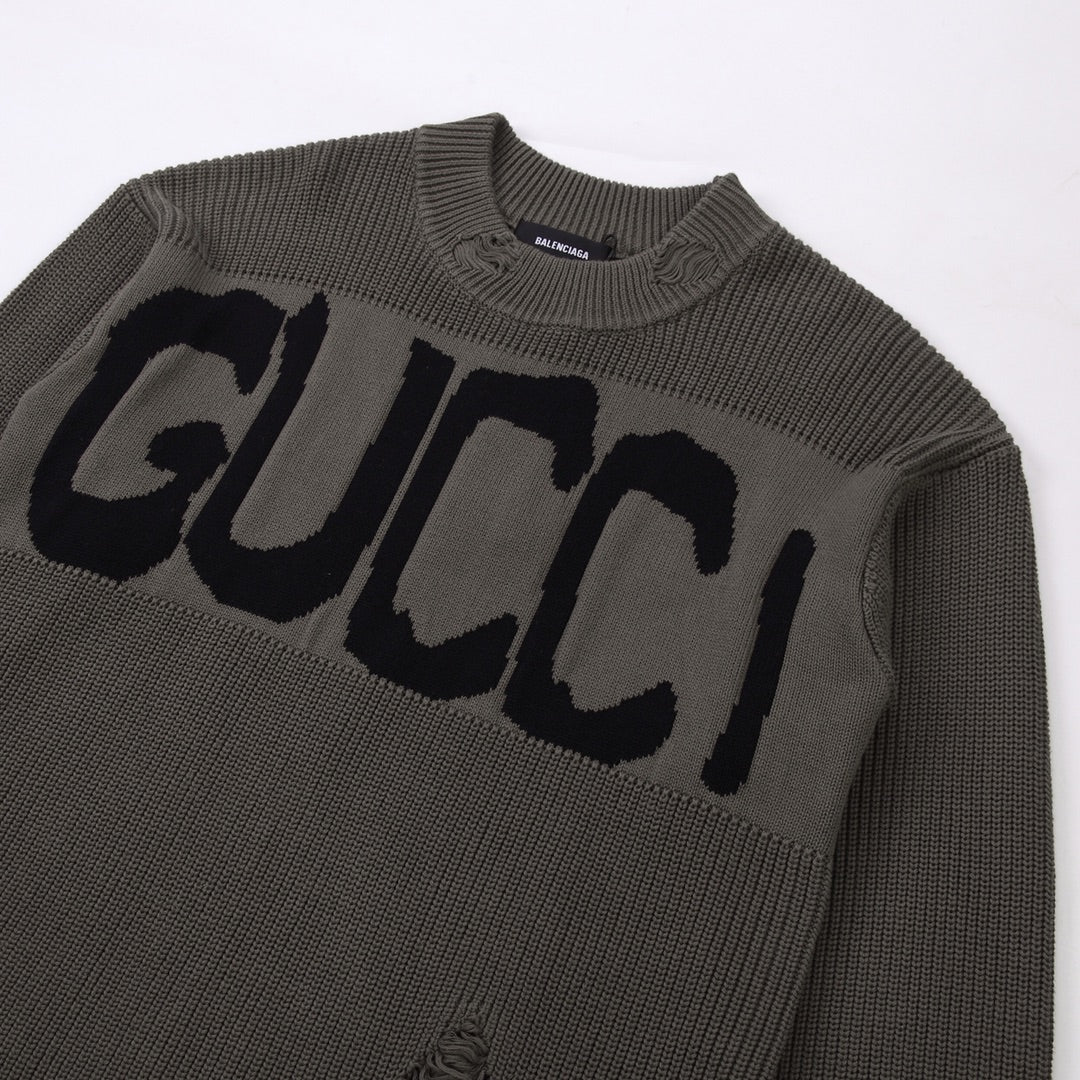 Sweater Gucci x Balenciaga Barang Mewah Pakaian di Carousell