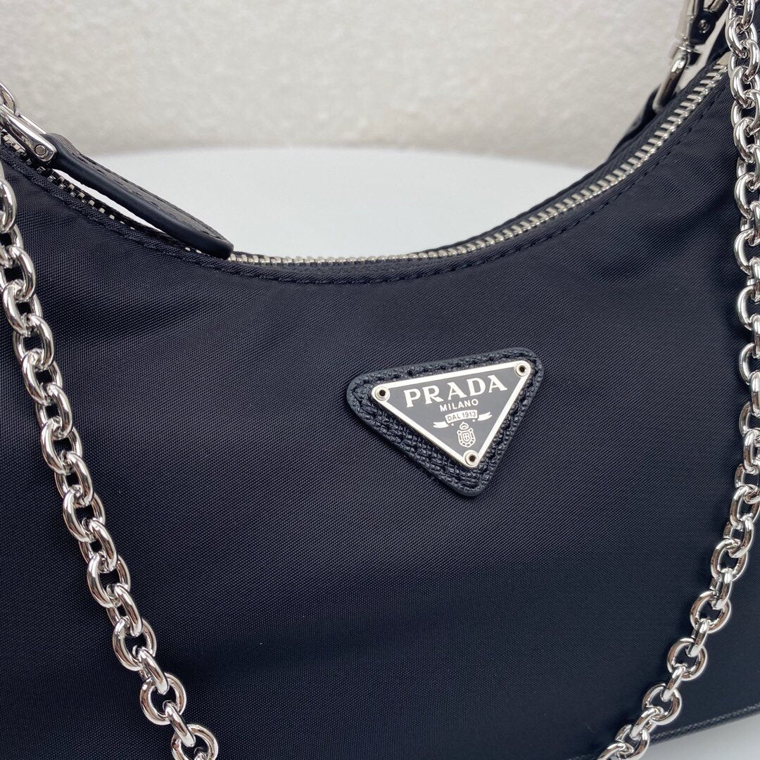 Bolso Prada Bandolera Re Nylon Negro 