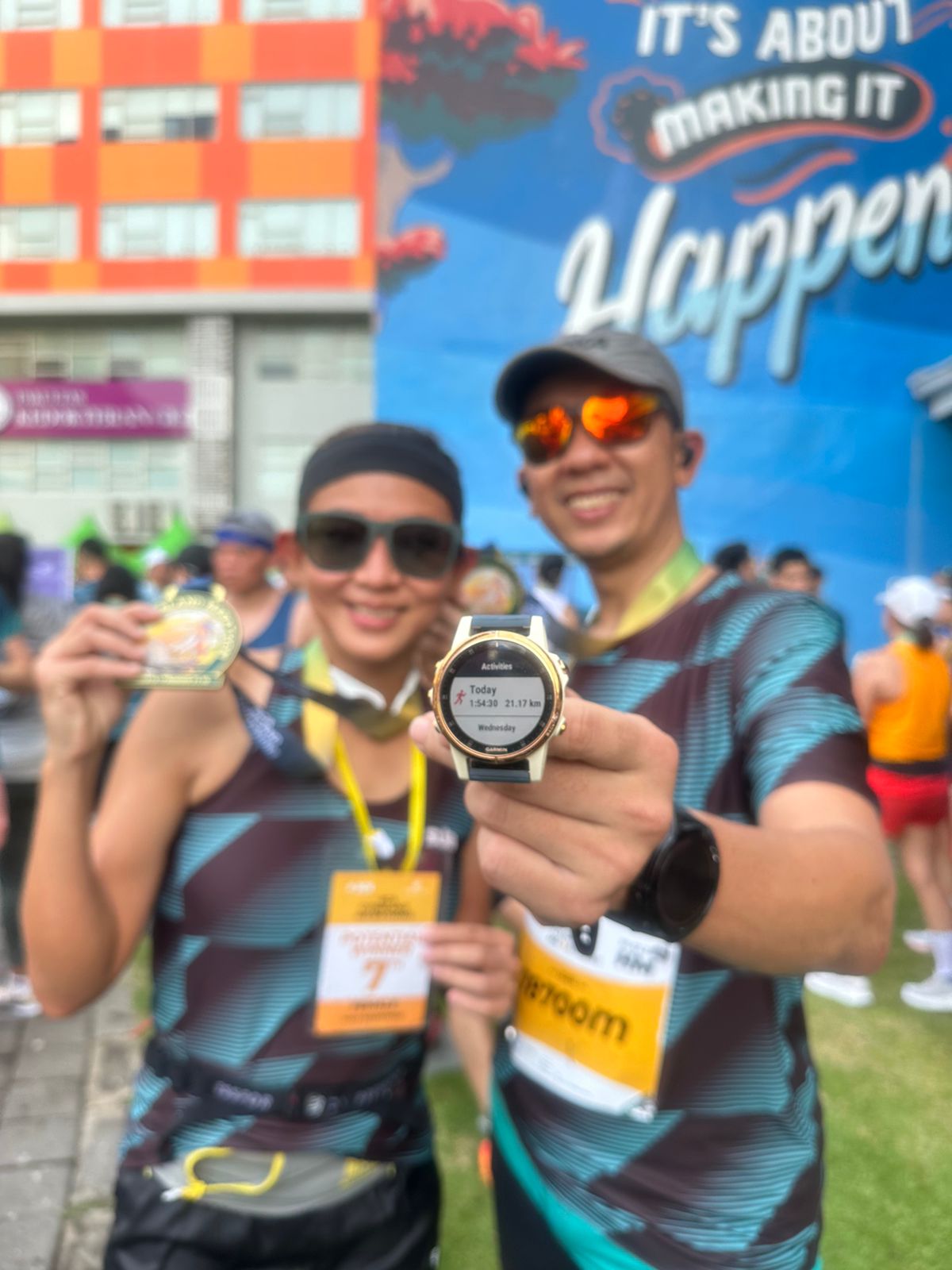Marisa Oetomo dan Chaidir Akbar Citraland Marathon 2023