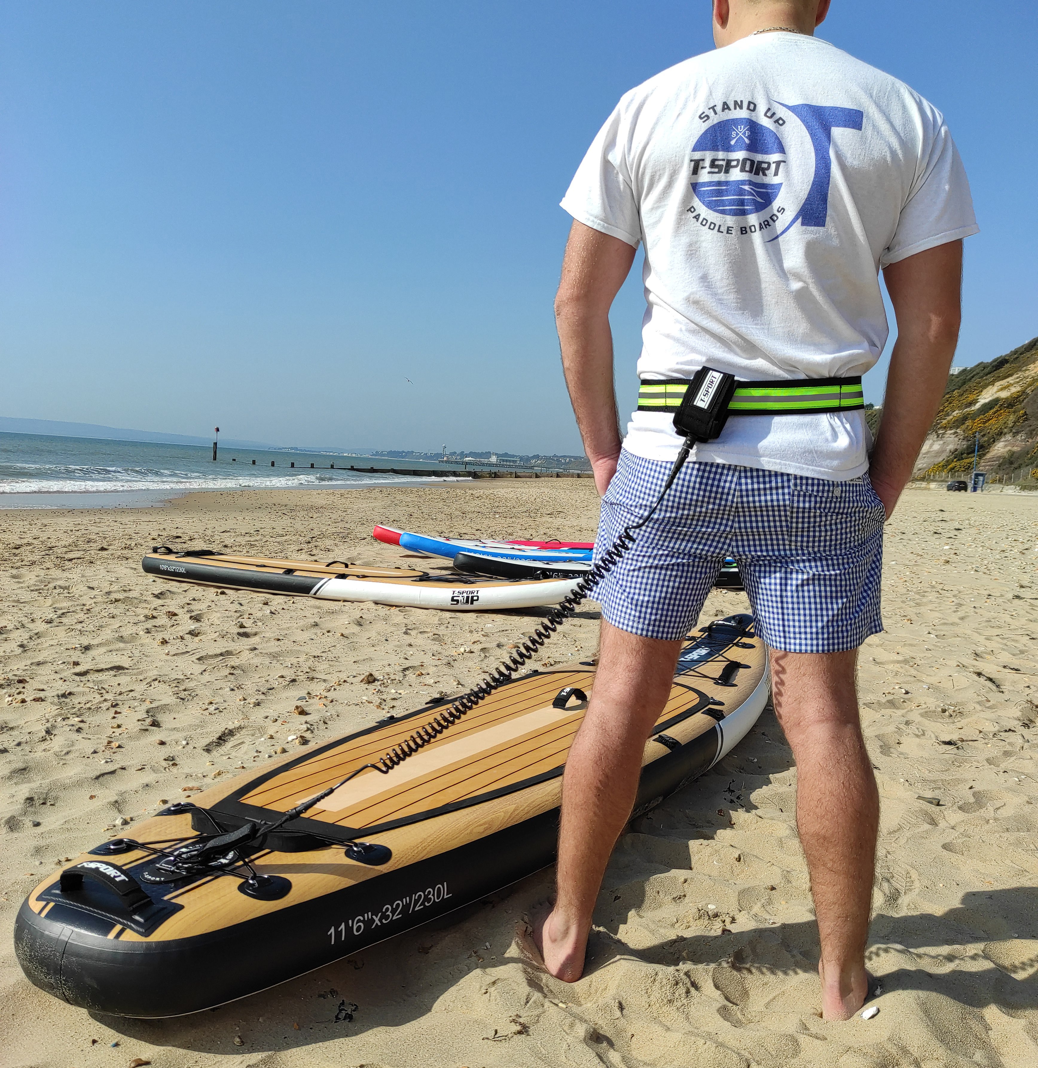 quick release waist leash paddle board