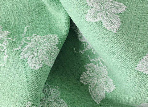 Ticking Depot | Shop Antique Damask Green Ticking Fabric | Old Ticking Fabric From Europe