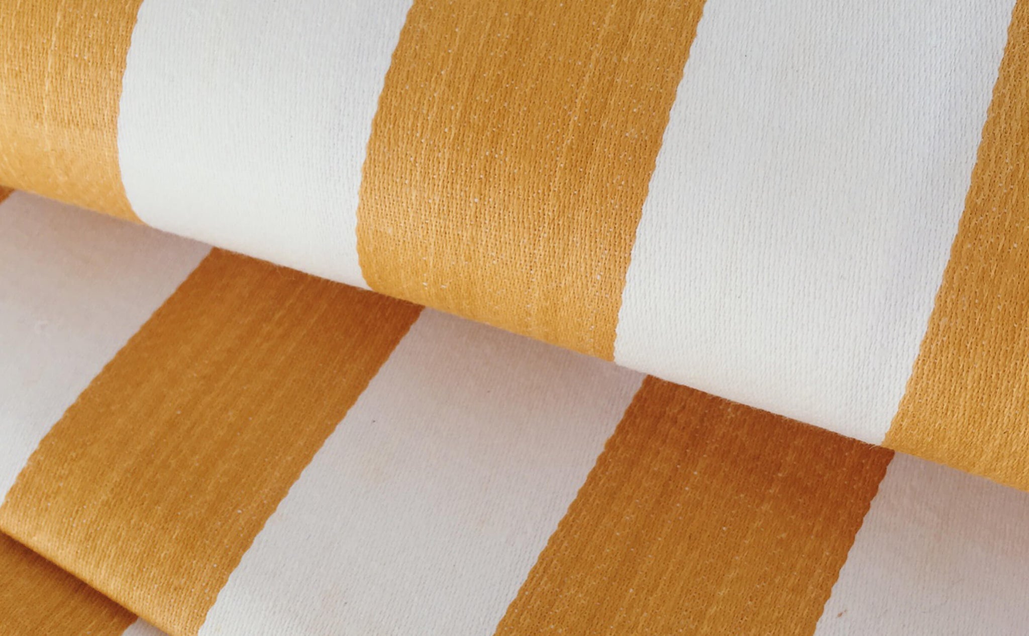 Ticking Depot | Shop Antique Striped Yellow Ticking Fabric | Old Striped Ticking Fabric From Europe