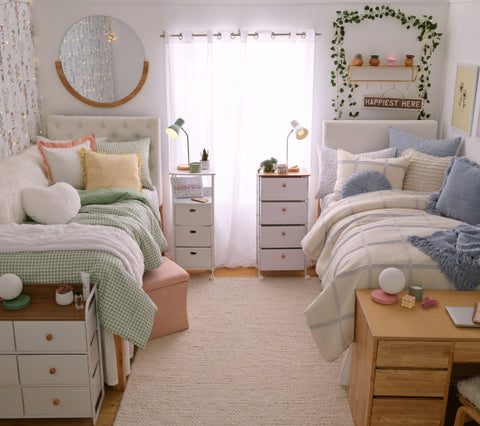 cottagecore dorm room from Dormify
