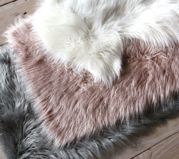 Layered Faux Mongolian Fur Rugs from Dormify