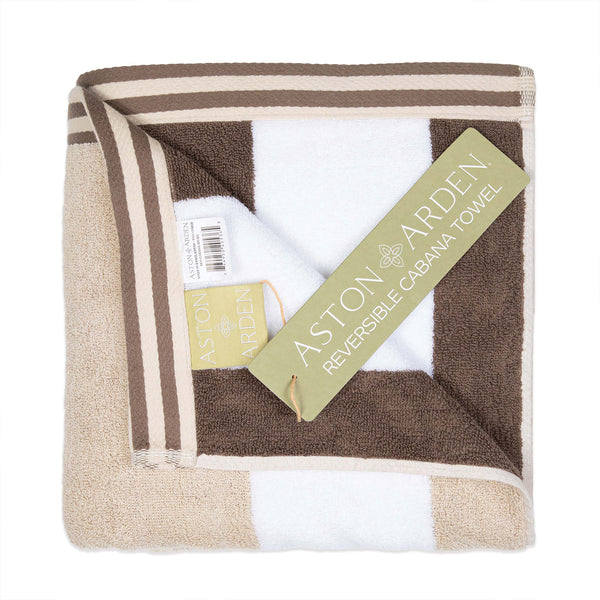 mDesign Cotton Jacquard Bath Towel, Set of 6 - Dormify