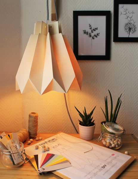 DIY Origami Lampshade - Design & Paper