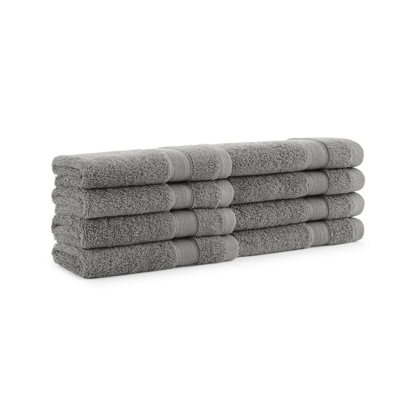 ettitude Waffle Towels - Slate / Face Washer