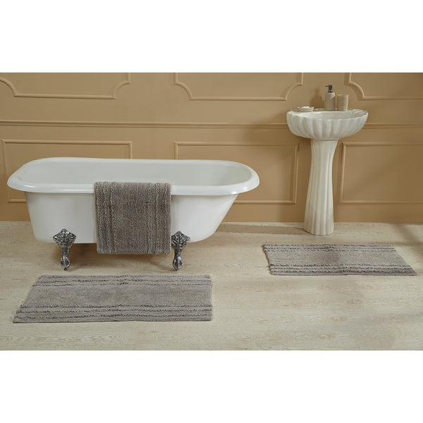 Plush Border Bath Mat