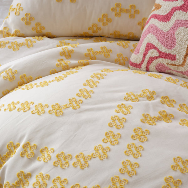 Dormify Pom Pom Stripe Comforter and Sham set
