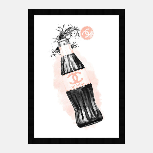 Oliver Gal Neon Fashion Monogram Canvas Art | Dorm Essentials 10x15