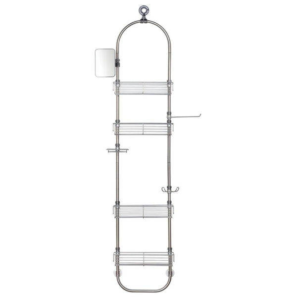 Hanging Shower Caddy, Stainless Steel Bathroom Silver