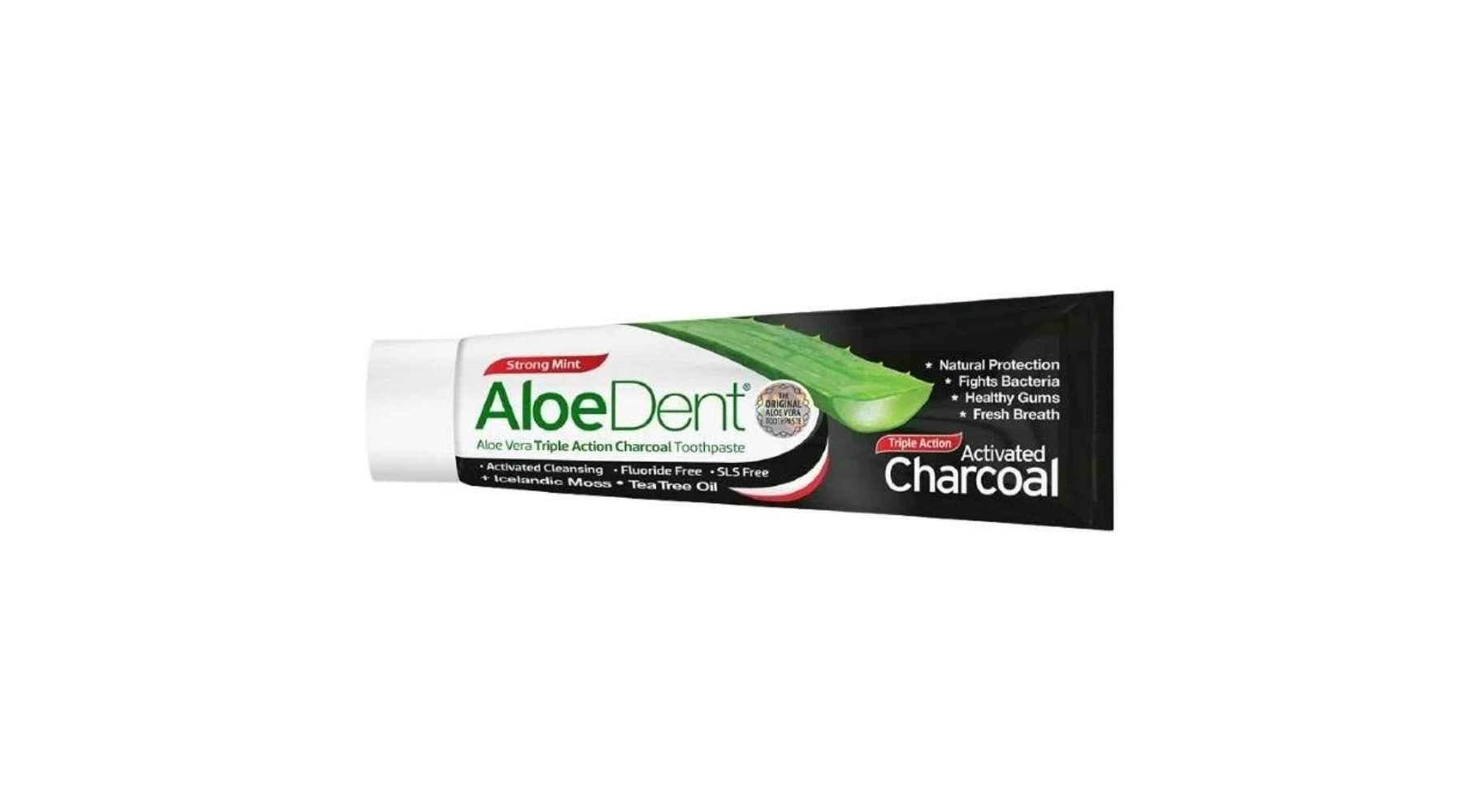 Aloedent - Triple Action Charcoal Toothpaste