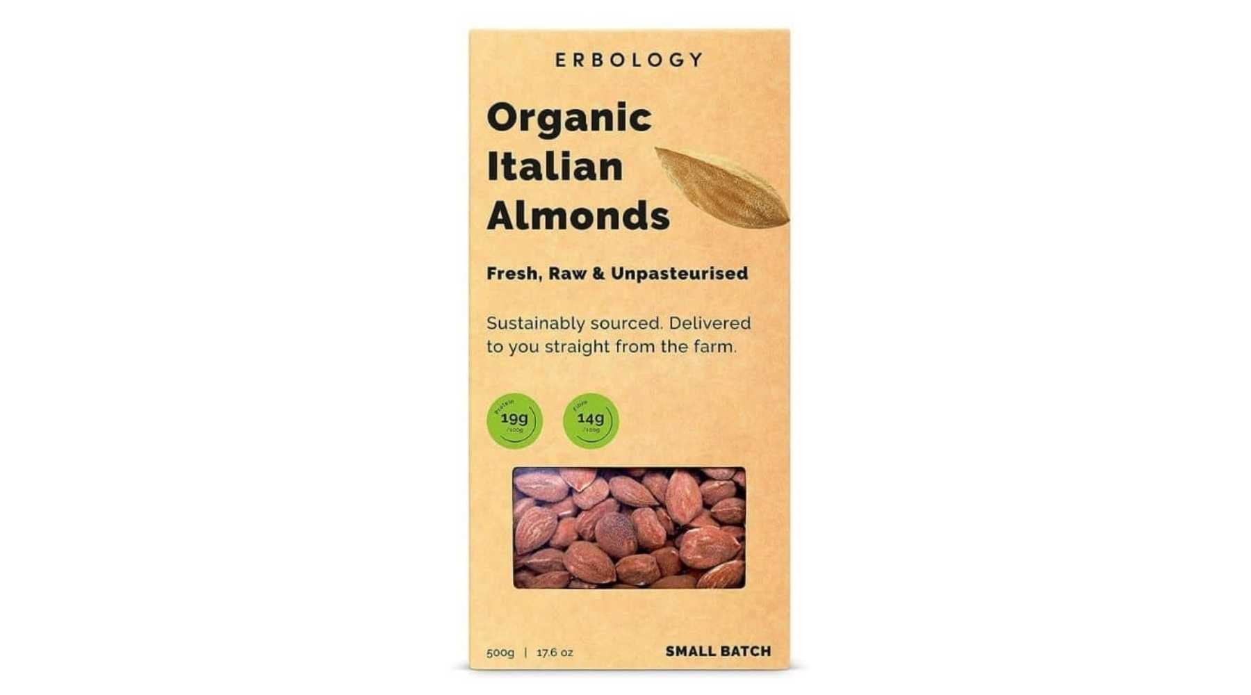 Erbology – Organic Raw Italian Almonds