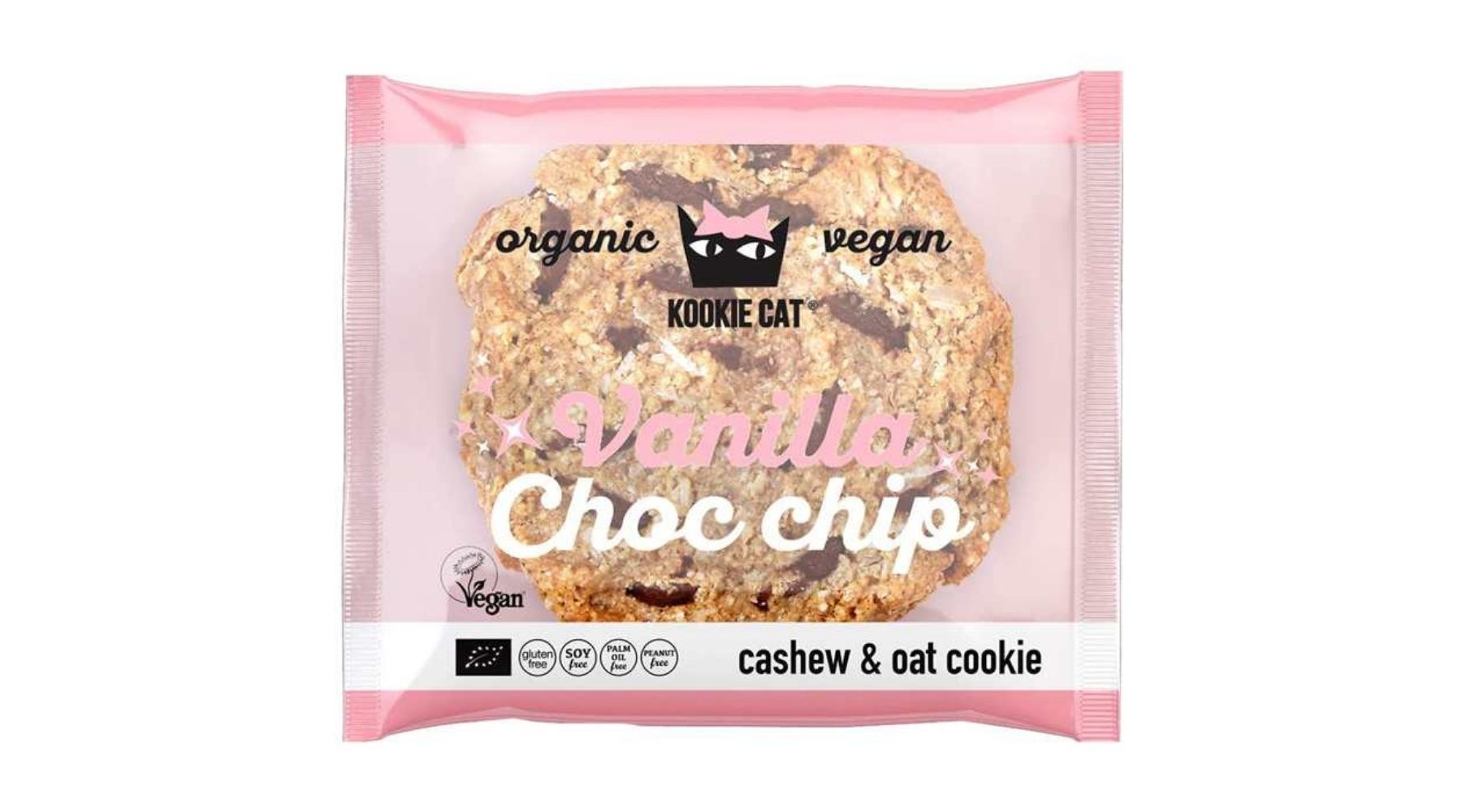 Kookie Cat - Organic Cashew & Oat Cookies, 50g