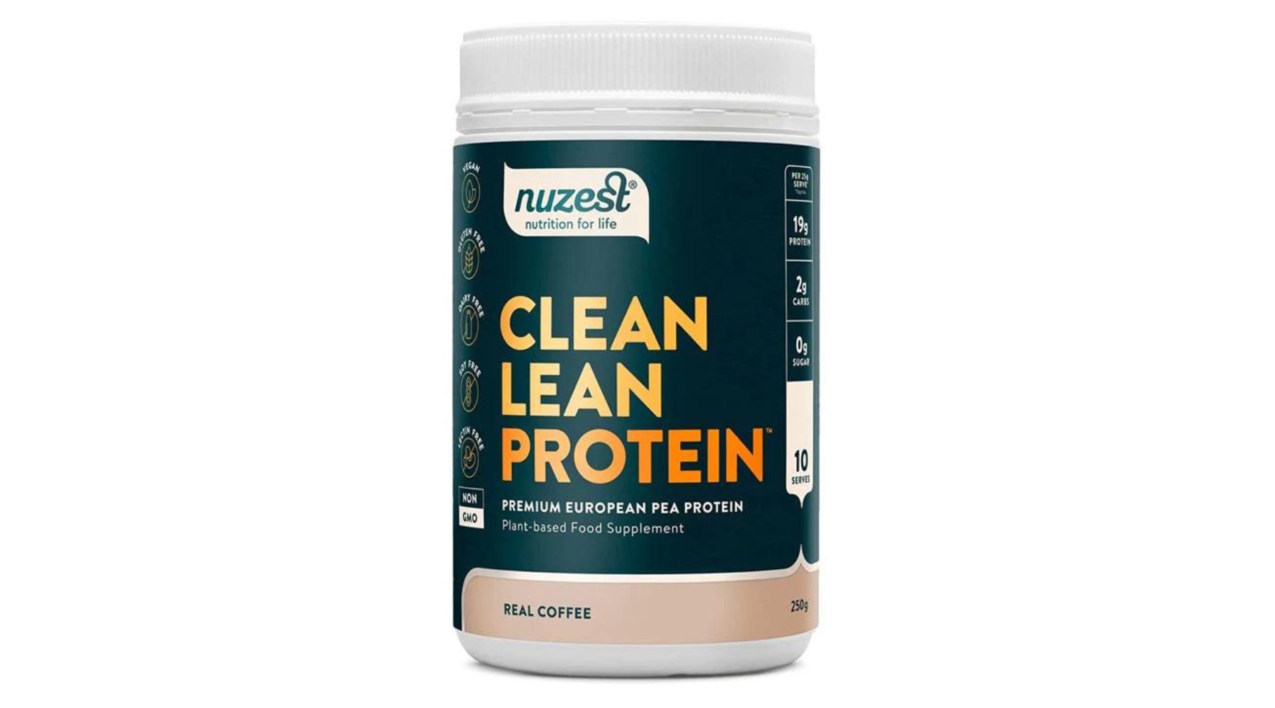 Nuzest - Clean Lean Protein Real Coffee Multiple Sizes