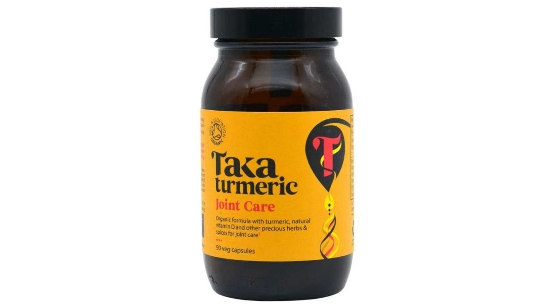 Taka Turmeric - Organic Joint Care + Vit D, 90 Capsules