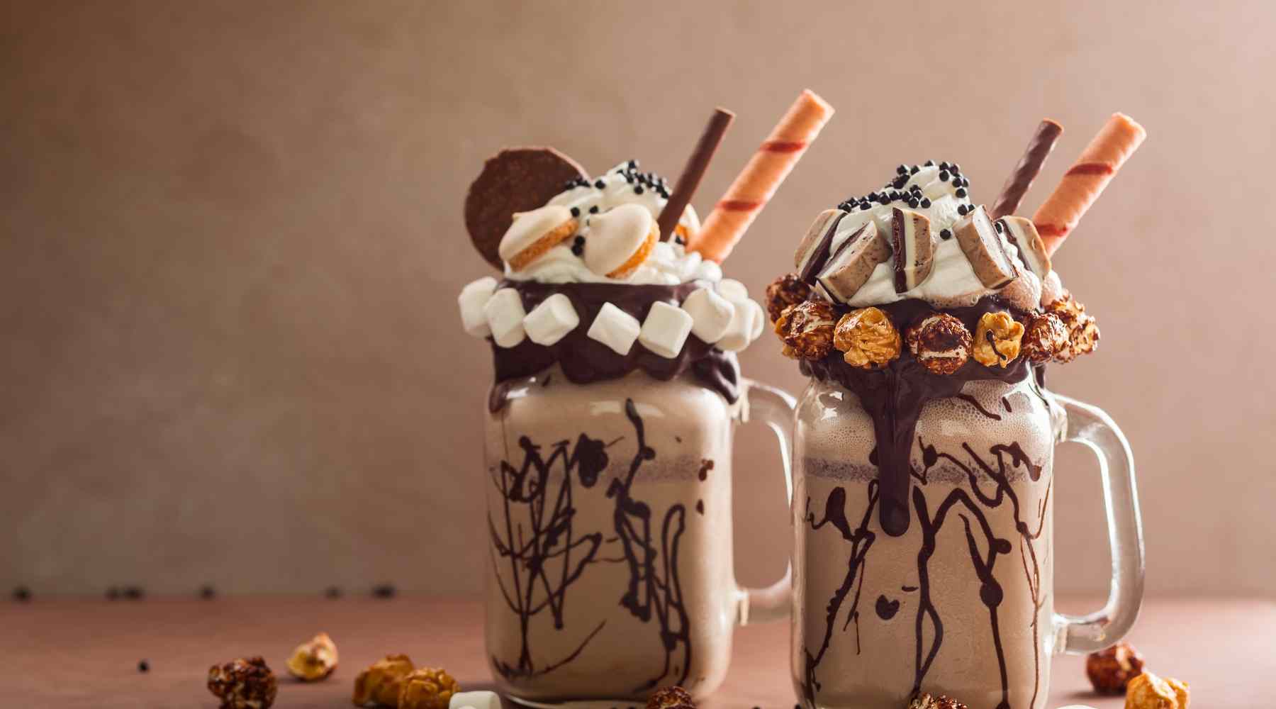 Caramel Brownie milkshake