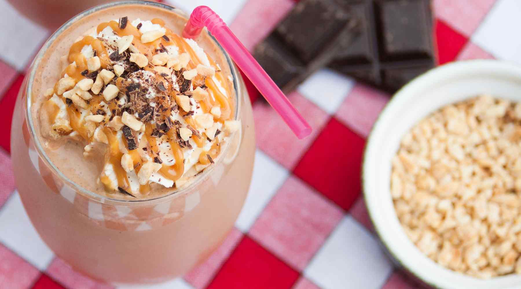 Peanut Butter Chocolate milkshake