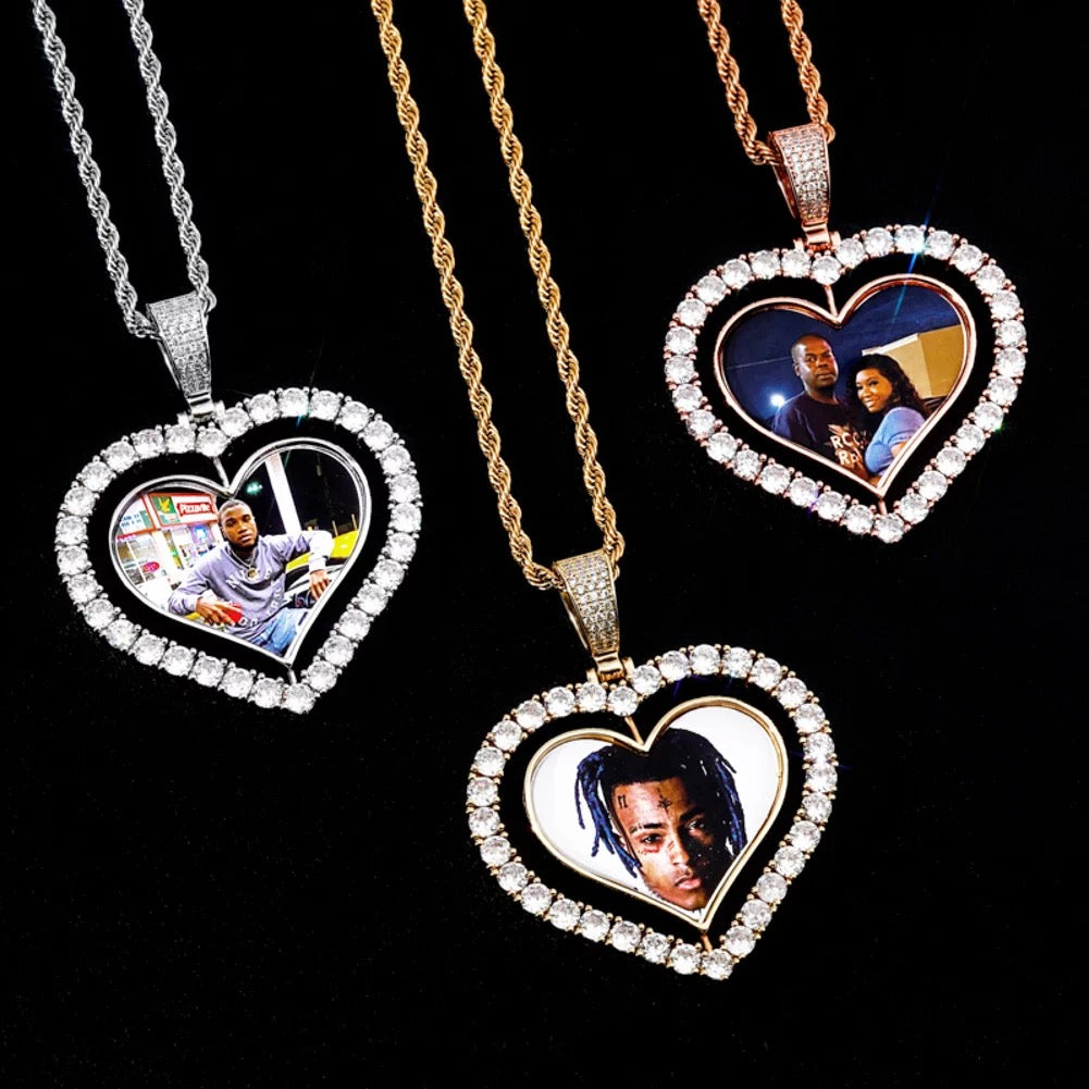 Sublimation Necklace Heart to Heart (XL06) - XL06
