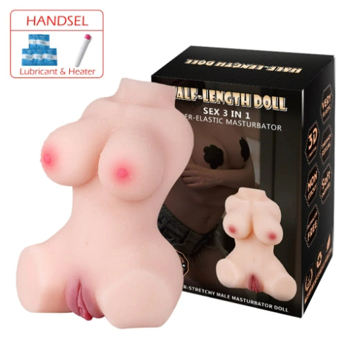 Cheap torso sex doll | Mini size male sex toy-Real-life skin, smooth and elastic