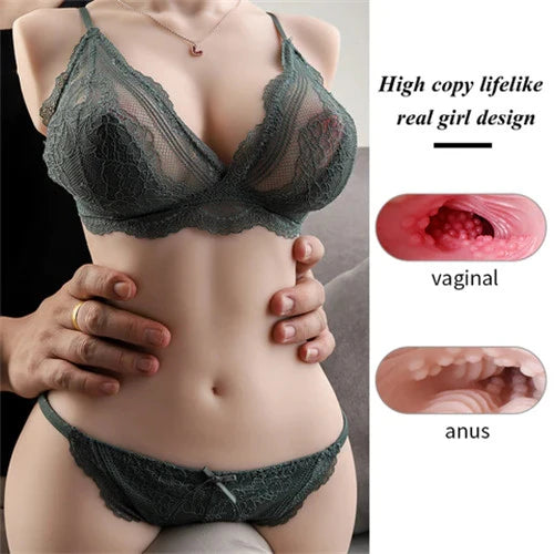 TPR Luxury Lifelike Sex Doll Torso For Man-Real-life skin, smooth and elastic